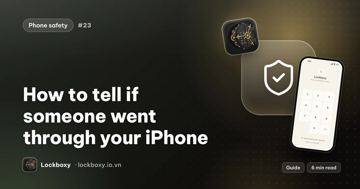 Cover illustration for the guide “How to tell if someone went through your iPhone”